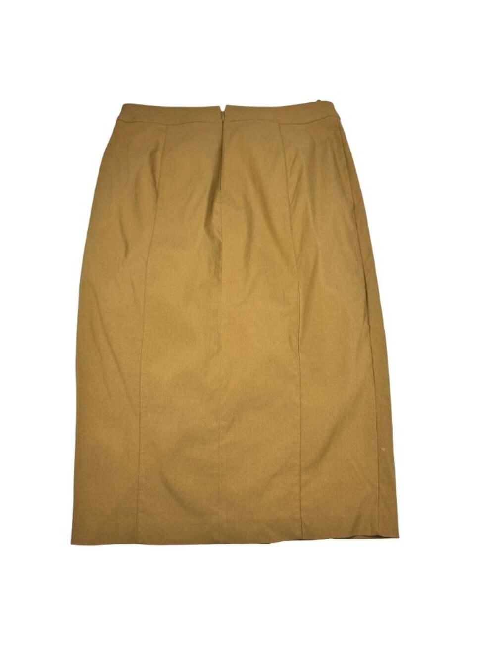 WHBM Button Front Pencil Skirt Sz 6 Knee Length Stretch Preppy Classic - Picture 4 of 12